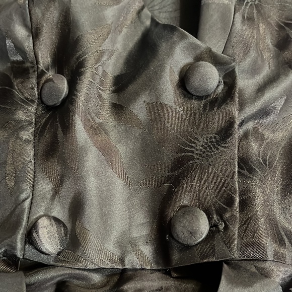 PRINCE inspired 80s Silky Vintage black skirt and jacket. Prince inspired. - Picture 5 of 13